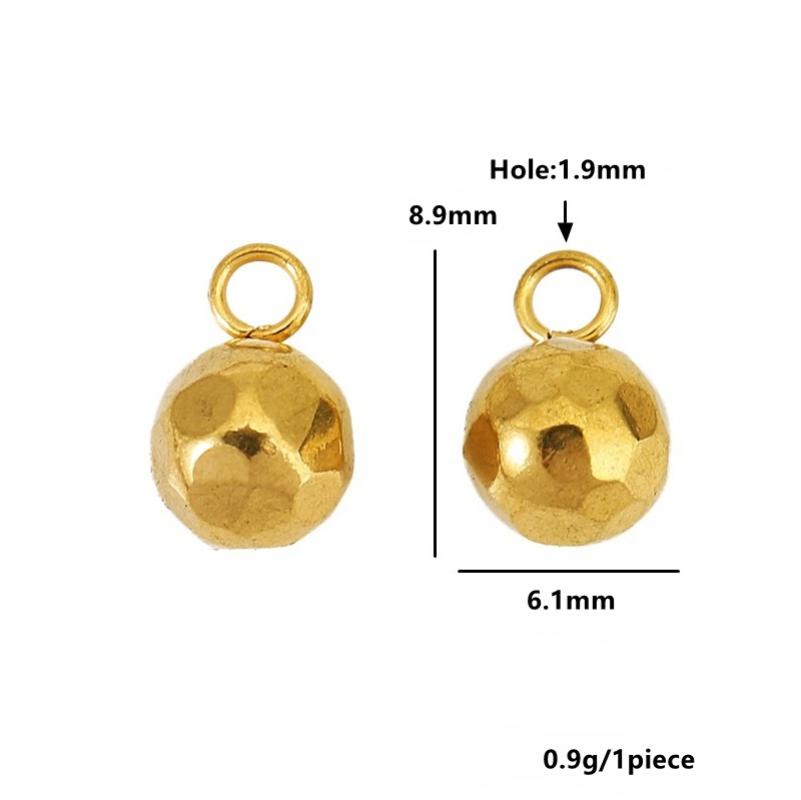 8:Single bail 6mm - gold