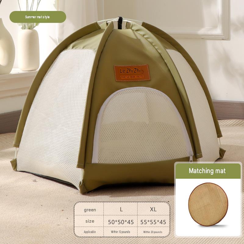 Tent Nest Straw Mat [Green]