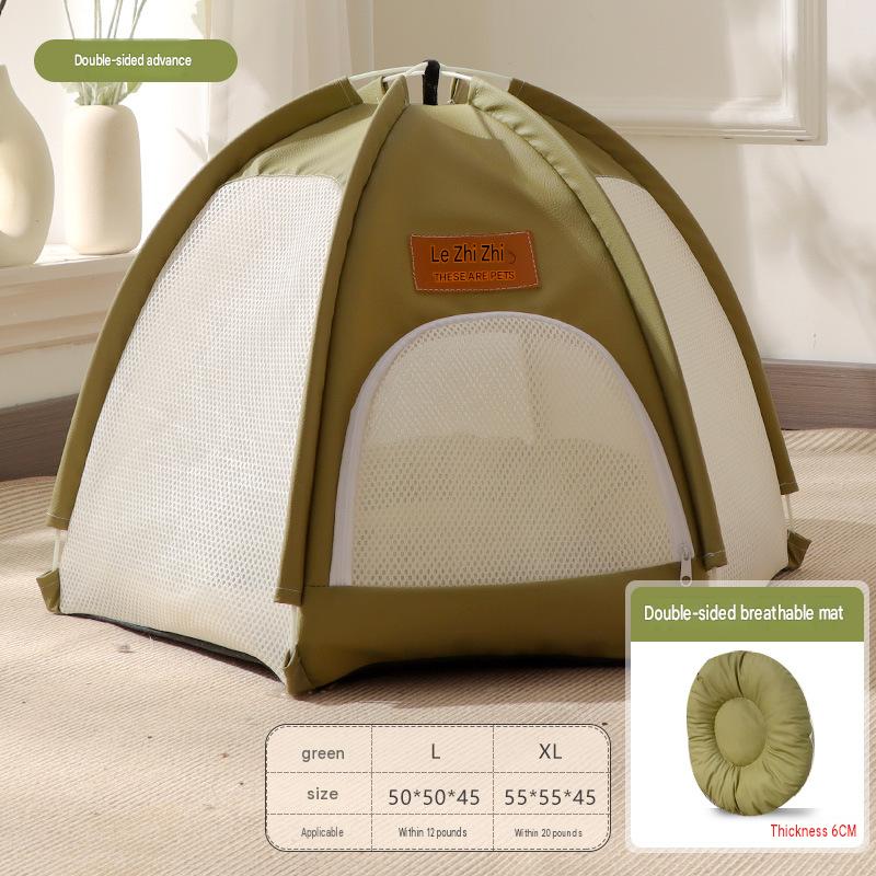 Tent nest   double-sided mat [green]