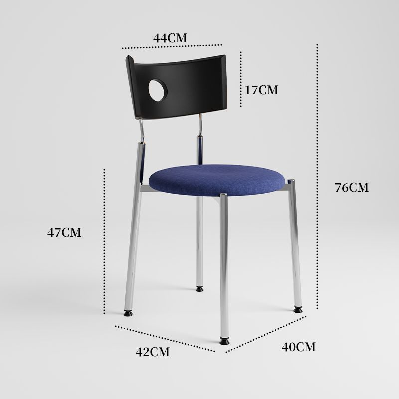 [black backrest] dark blue seat cushion