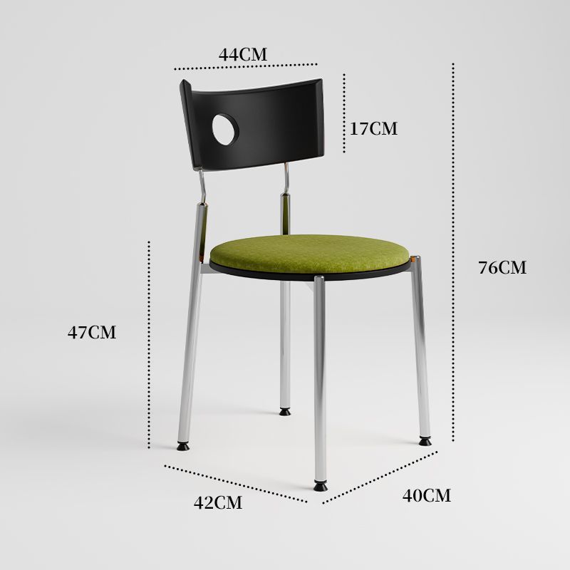 [black backrest] green cushion - with solid wood board