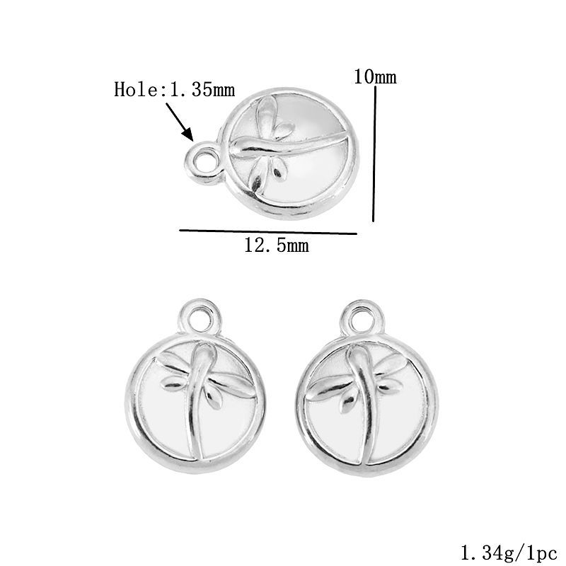 7:Steel-colored dragonfly design 1562