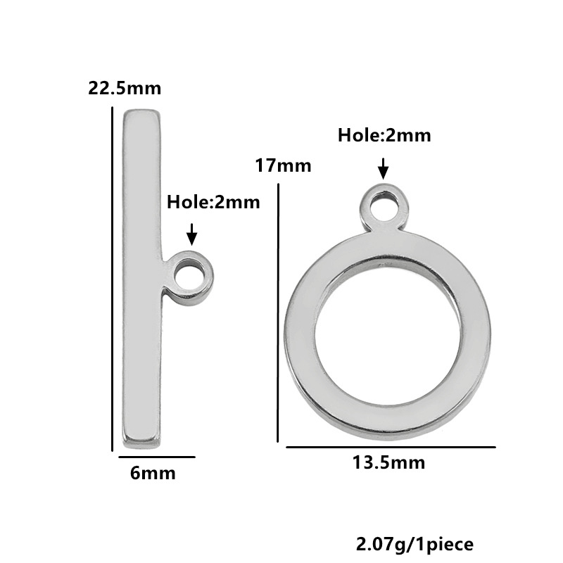 13:Flat circle-steel color