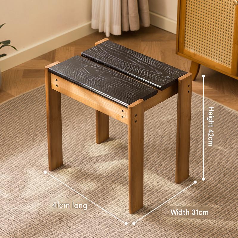Jc2267 small square stool black