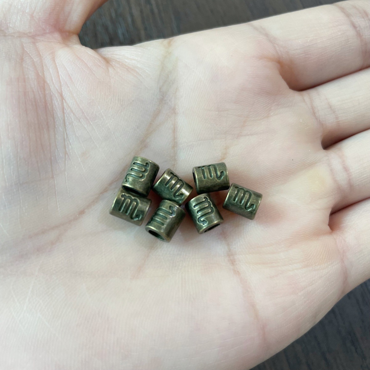 7:03 antique bronze plated