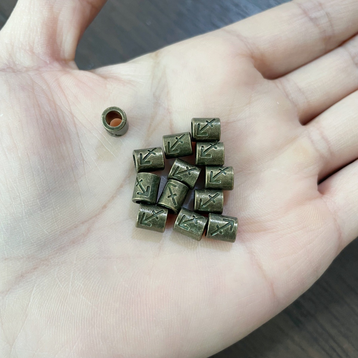 011 antique bronze plated 200pcs/bag