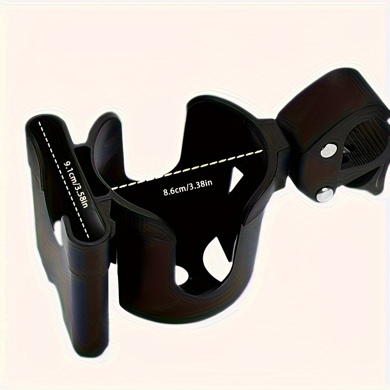 One-piece cup holder black