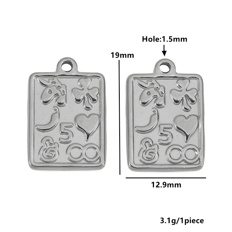 Tarot cards - steel color