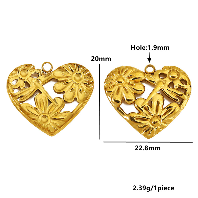 Flower heart-gold