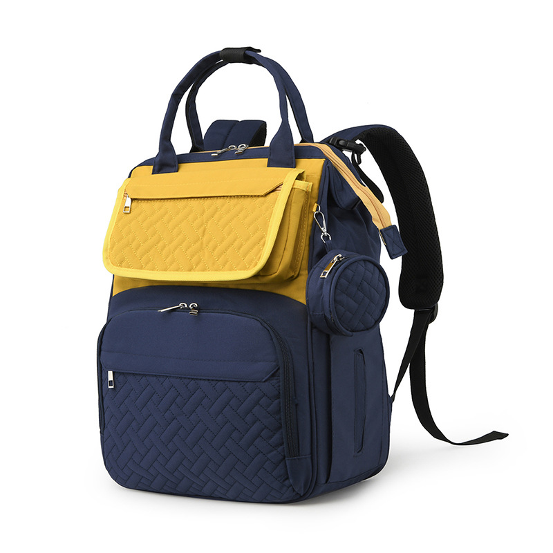 Blue with yellow