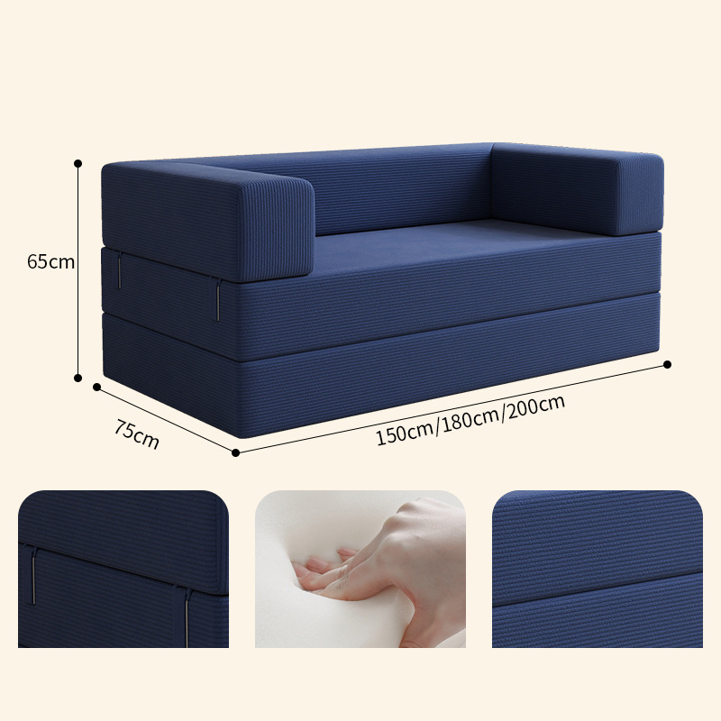 Blue--high density cut sponge