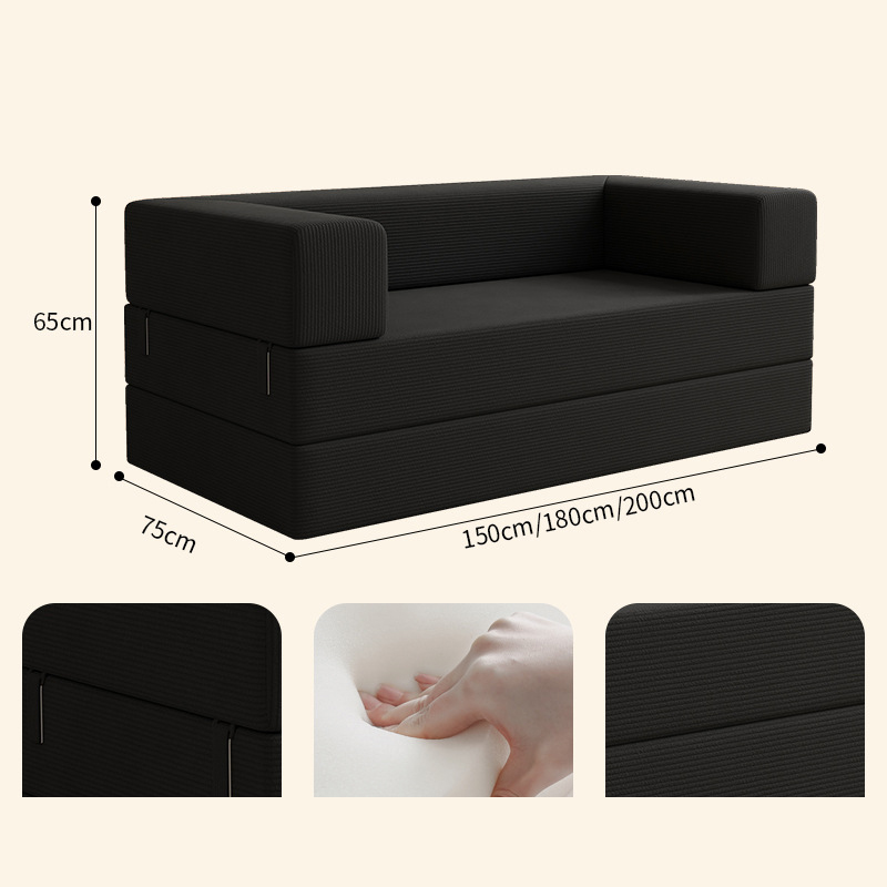 Black--high density cut sponge