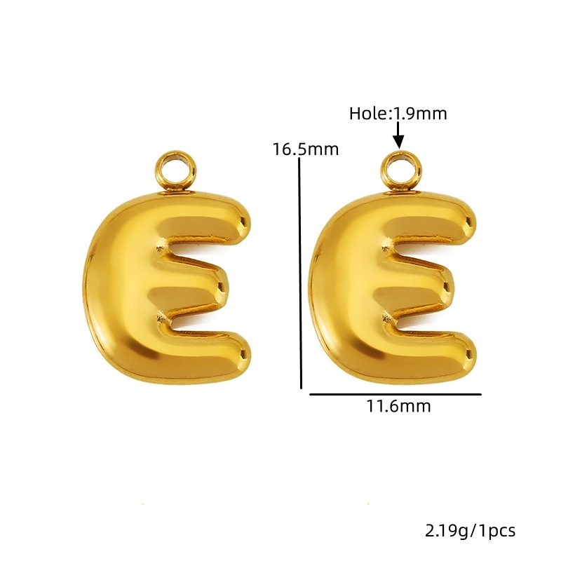 Golden letter-e