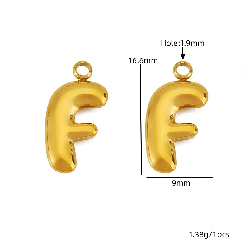 Golden letters-f