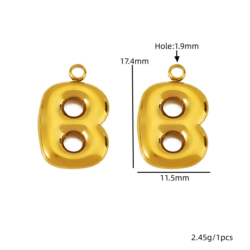 4:Golden letter-b