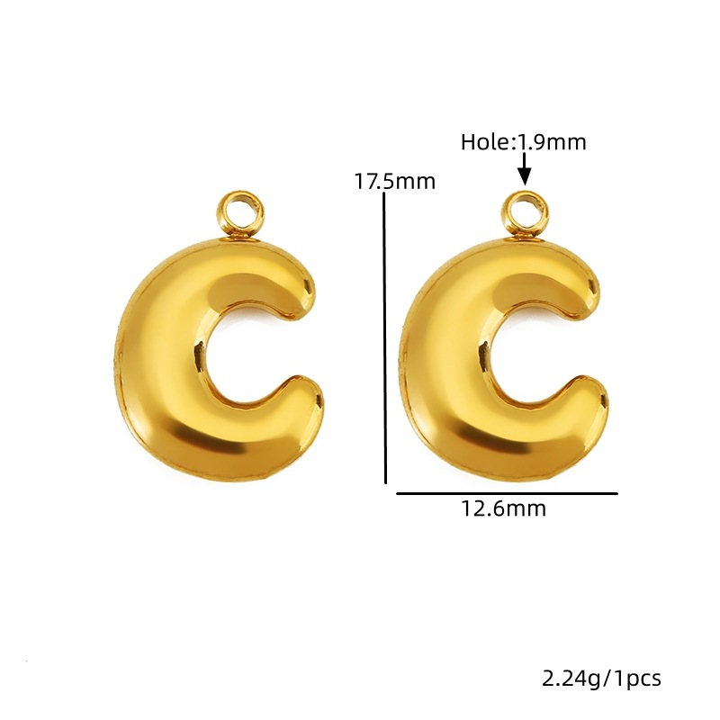 6:Golden letter-c