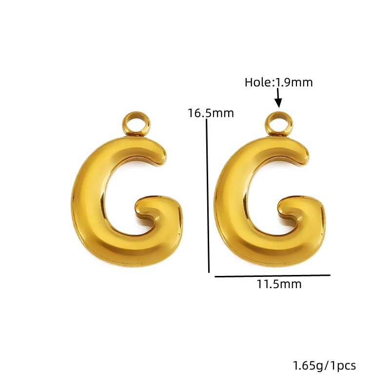 14:Golden letter-g