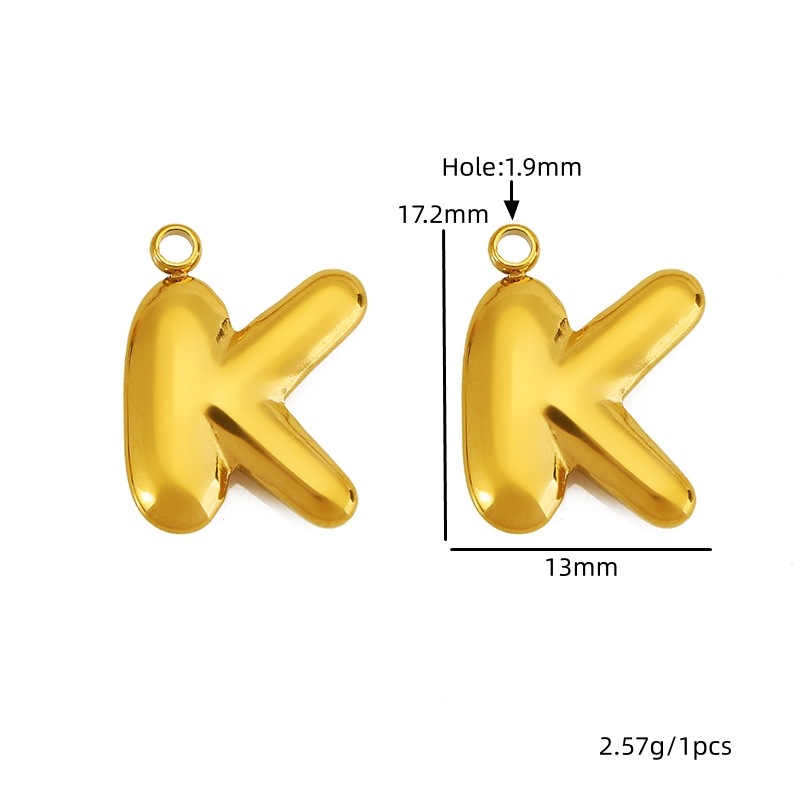 22:Golden letter-k
