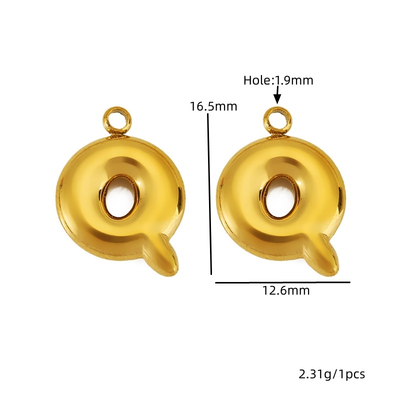 34:Golden letter-q