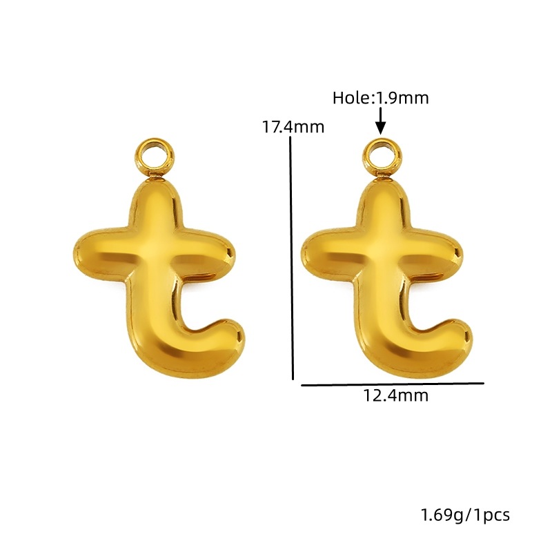 40:Golden letter-t
