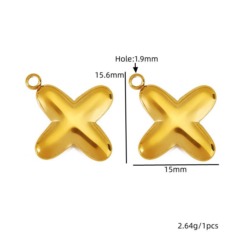 48:Golden letter-x
