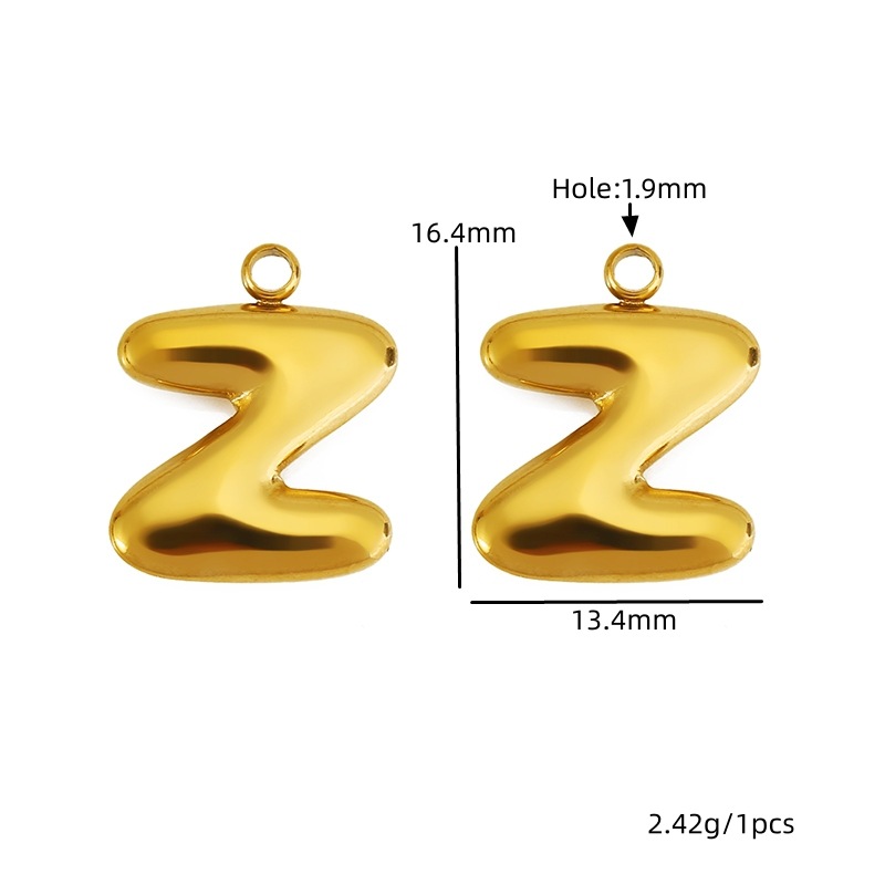 52:Golden letter-z