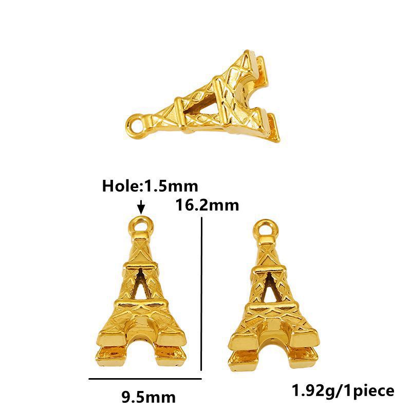 Eiffel tower gold 1130