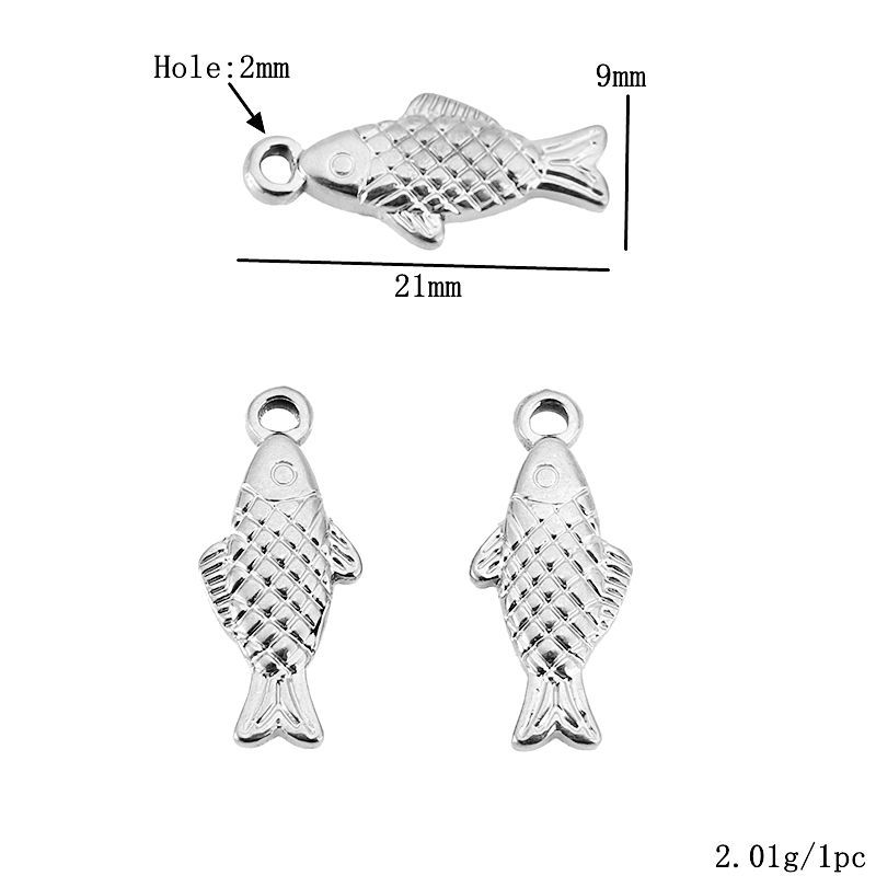 Steel color fish style 5