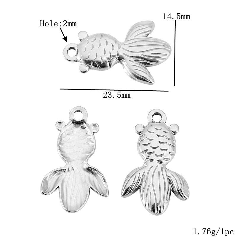 Steel color fish style 6