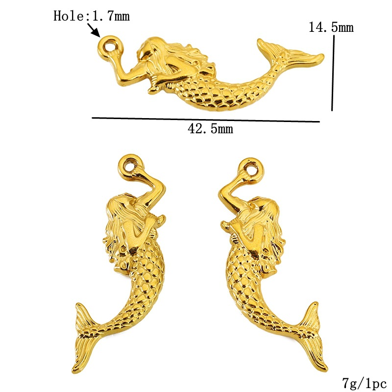 Golden mermaid