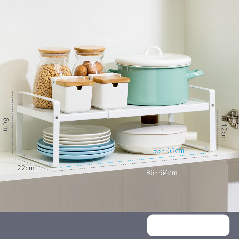 [White] retractable 36~64 long * 22 wide * 18 high