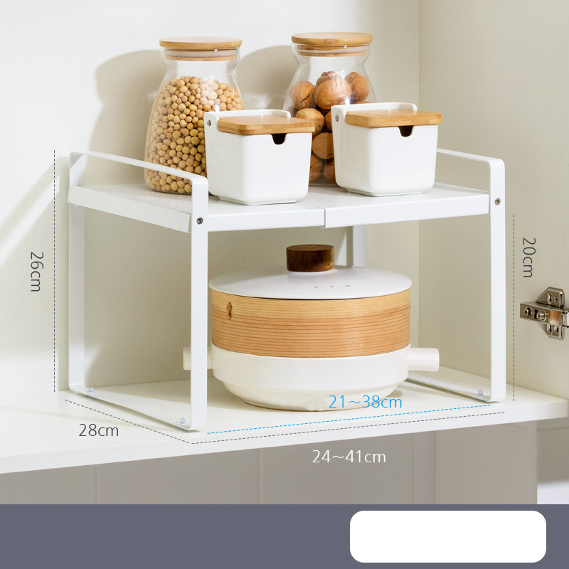 [White] Heighter retractable 24~41 long * 28 wide * 26 high