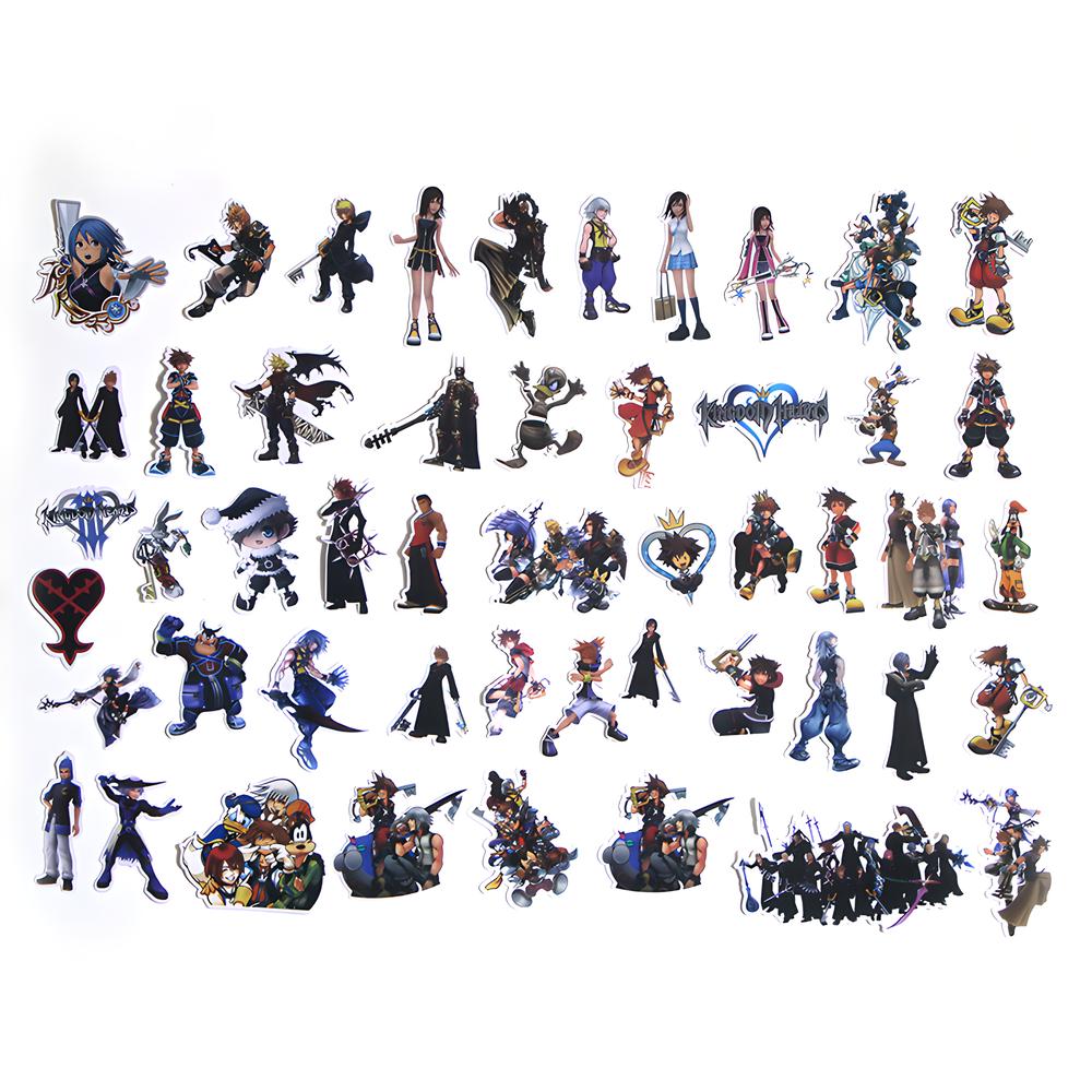 H0976: kingdom hearts stickers (50 sheets)