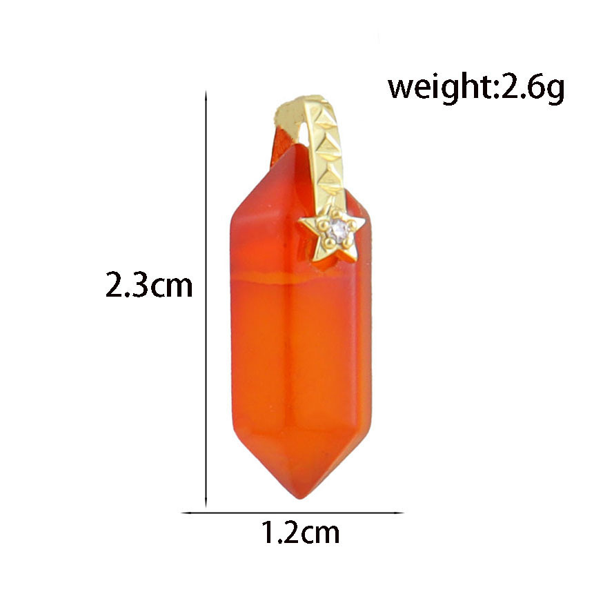 F red agate