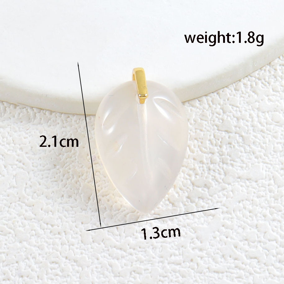 7:G leaf white agate