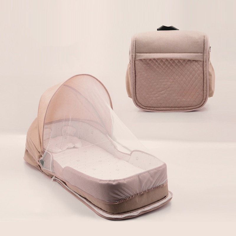 Khaki + mosquito net + cotton pad
