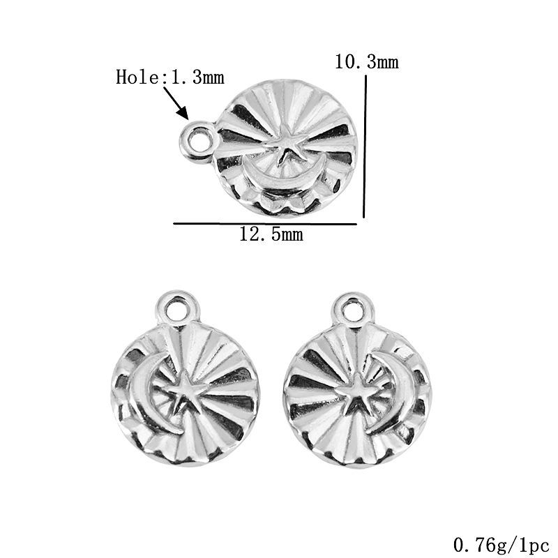 9:Steel color star and moon 1508