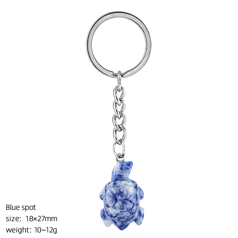 3:Blue point turtle keychain