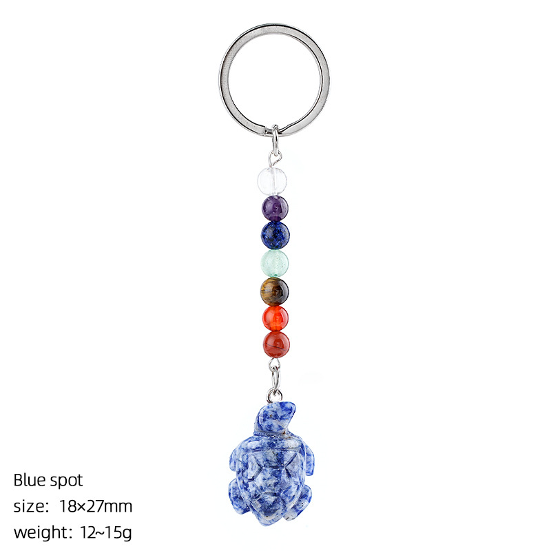 3:Blue point turtle keychain