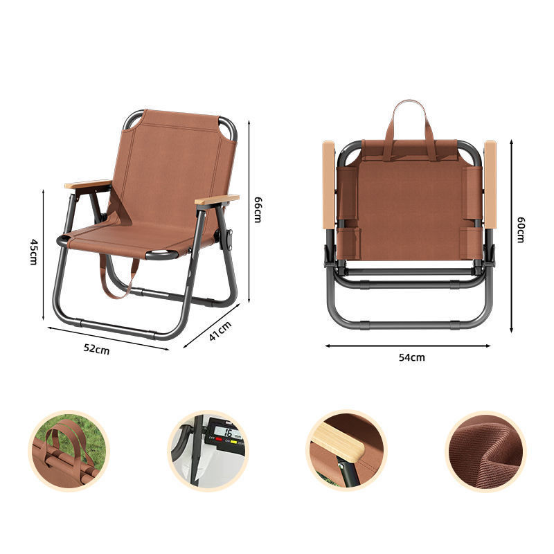 18mm coffee beech large chair