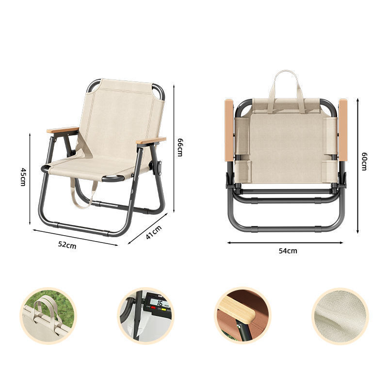 18mm off-white beech large chair