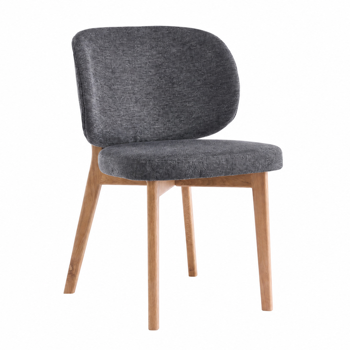 Rubber wood + dark gray