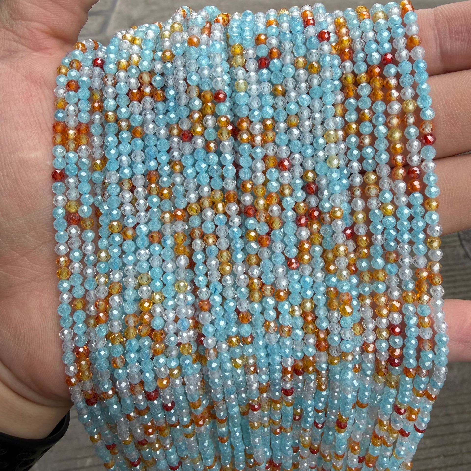 10:Orange blue colored zirconium