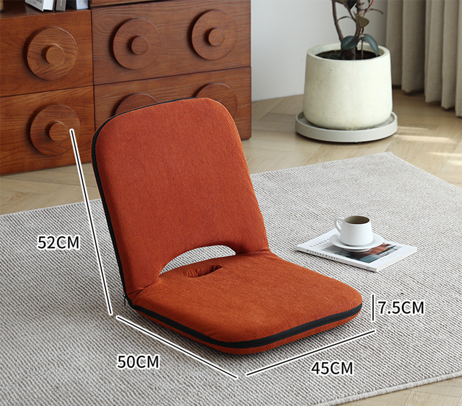 [orange large] corduroy fabric   five levels of adjustment