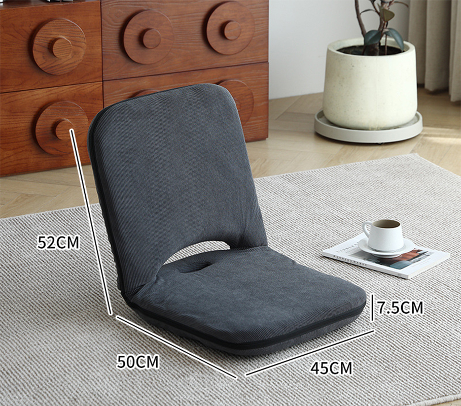 [dark gray large] corduroy fabric   five levels of adjustment