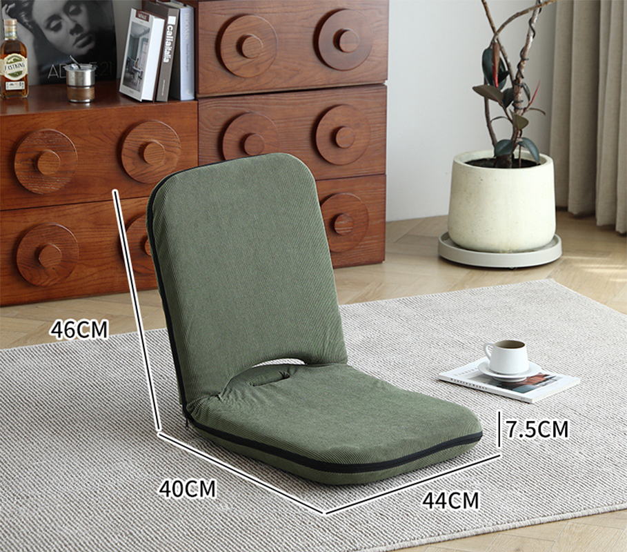 [green small] corduroy fabric   five levels of adjustment