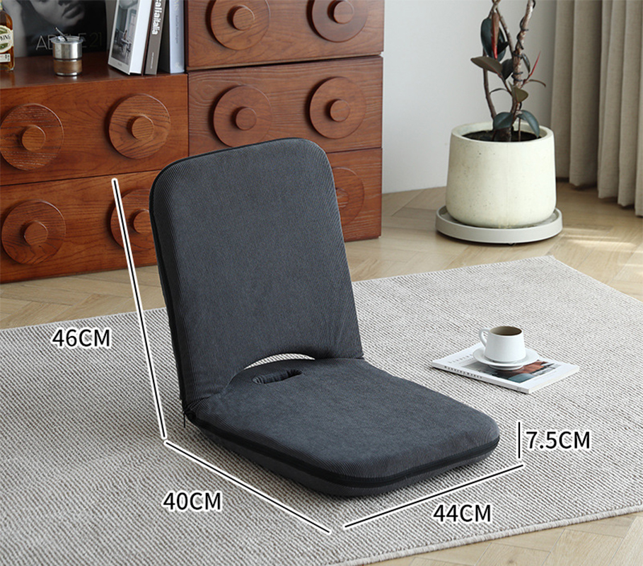 [dark gray small] corduroy fabric   five levels of adjustment