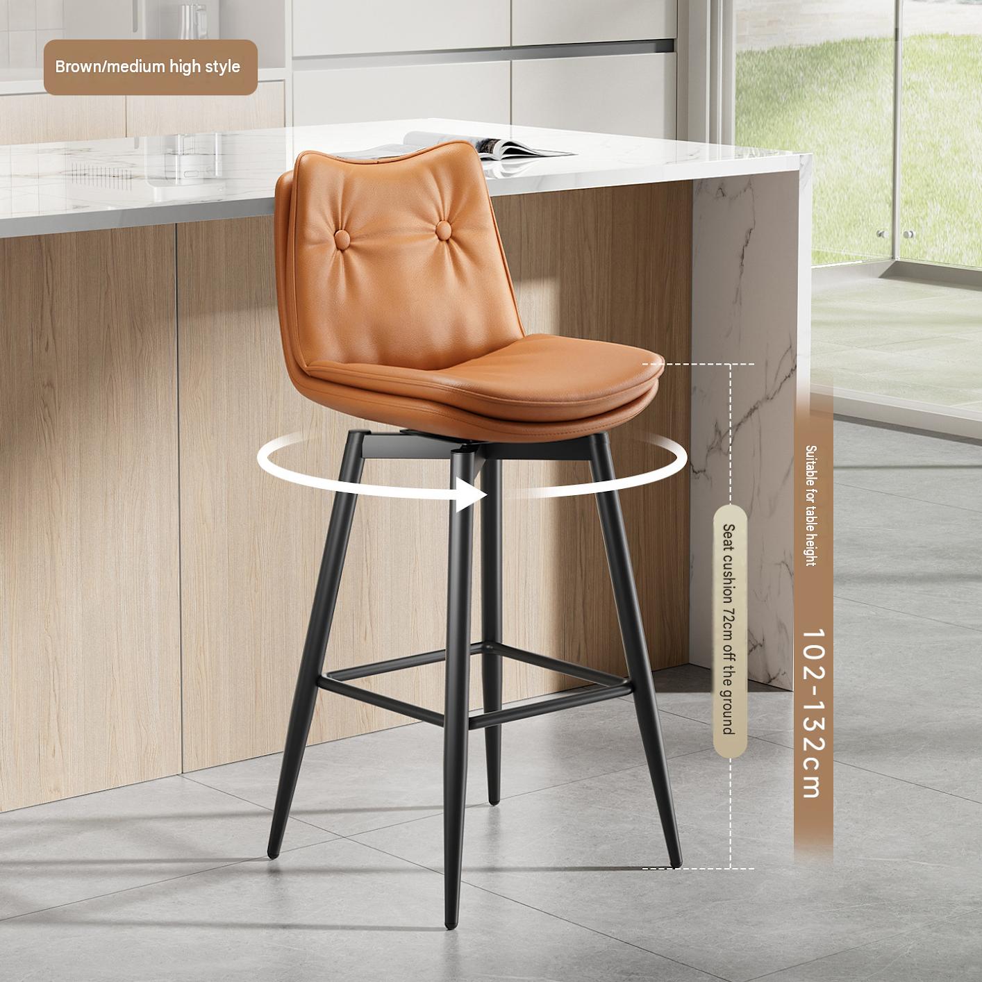 Rotating model-brown-sitting height 72cm