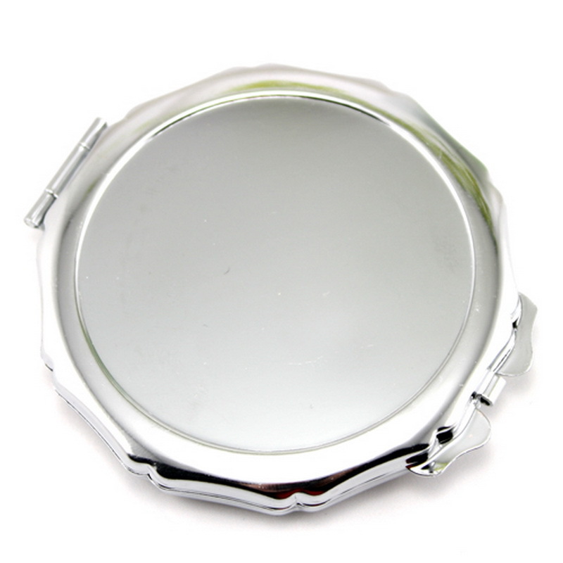 Polygonal snap-on cosmetic mirror 70*70mm
