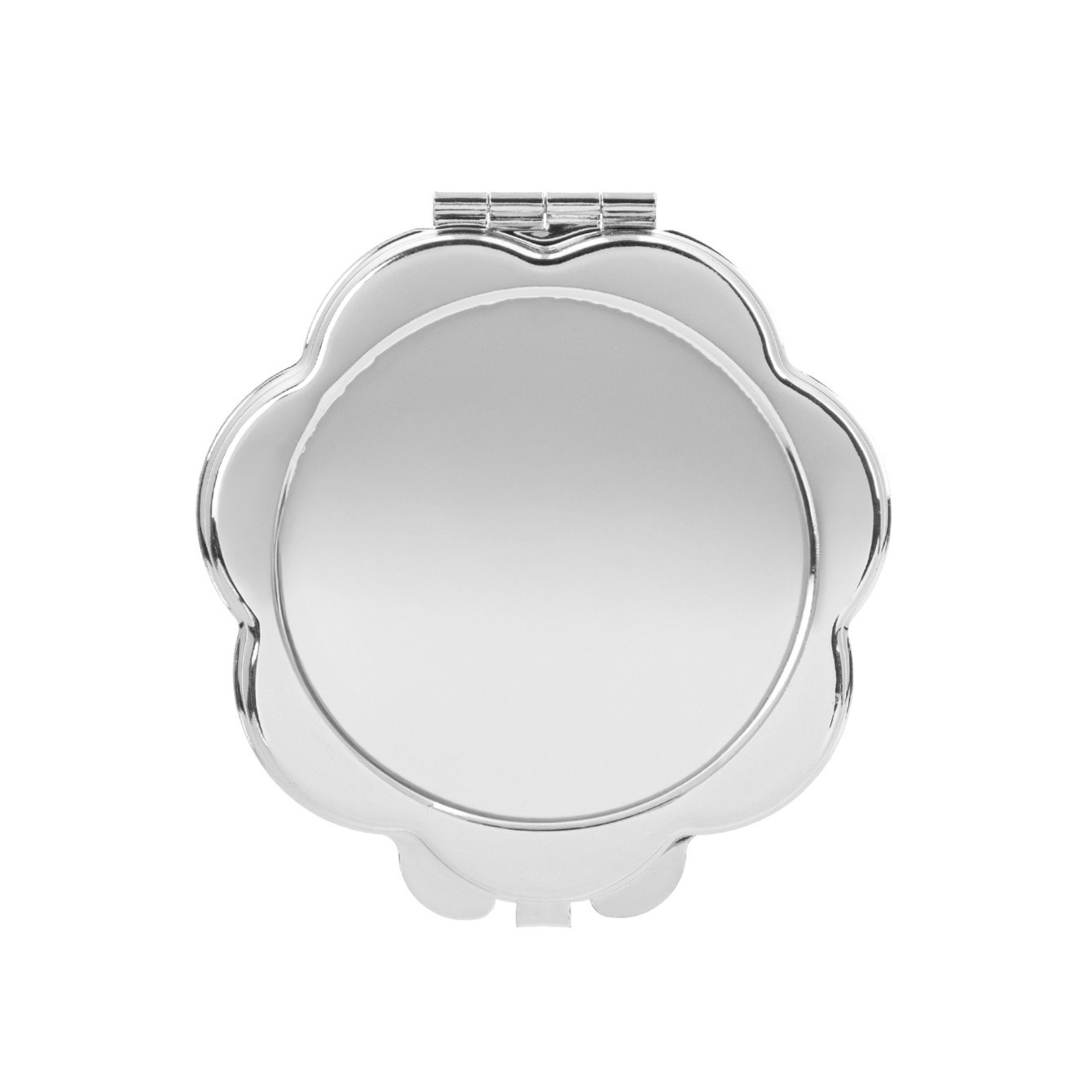Flower-shaped buckle cosmetic mirror 60*60mm